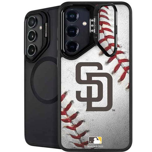 MLB San Diego Padres Game Ball Galaxy S24 FE Kickstand Case